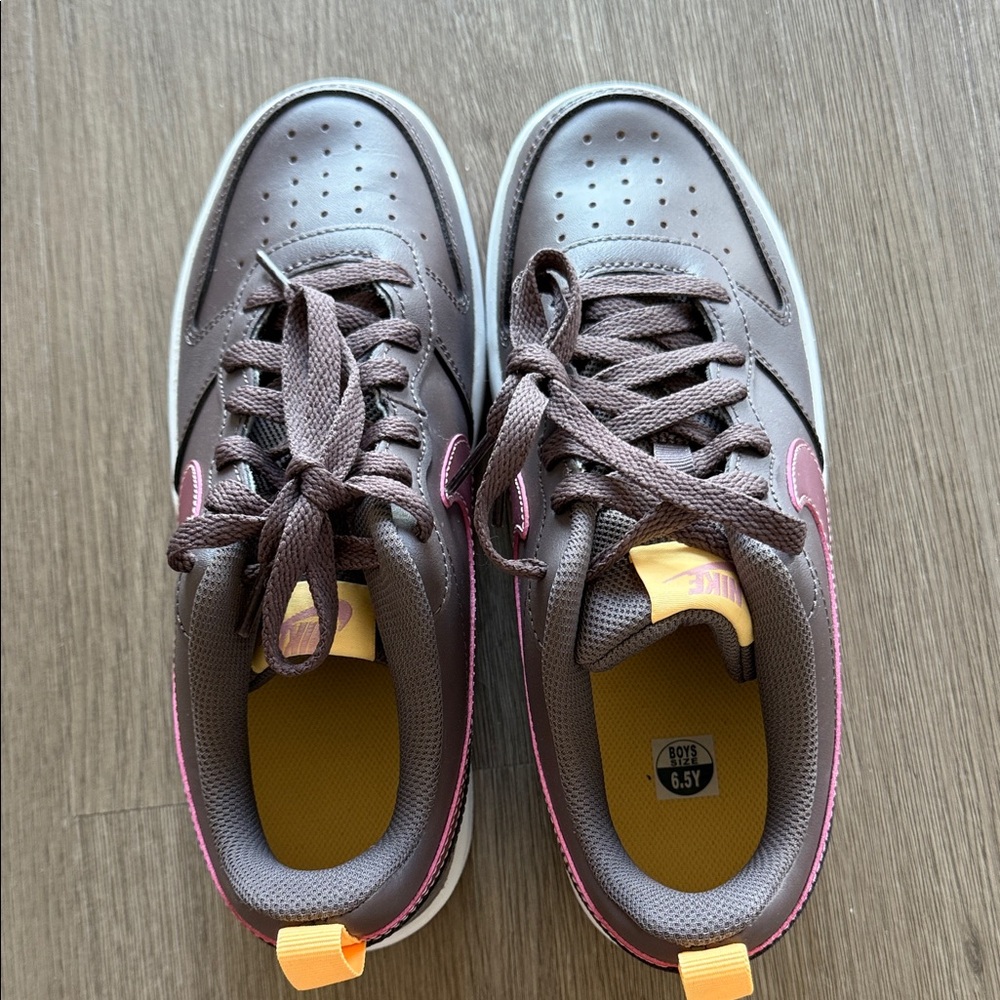 Nike Brown and Pink Sneakers